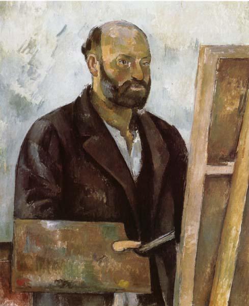 Paul Cezanne Self-Portrait with a Palette France oil painting art